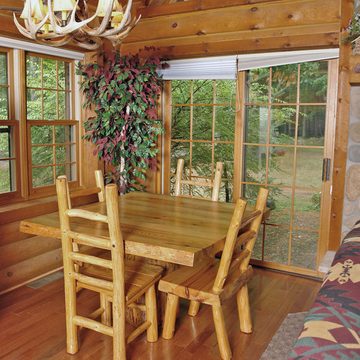Two-Story Log Cabin 9